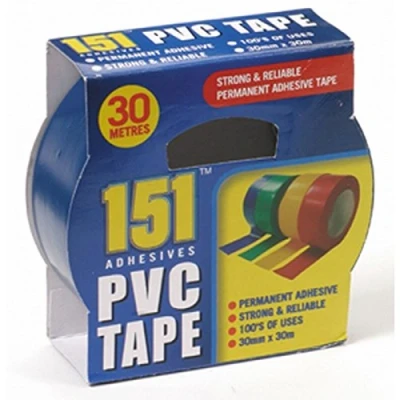 Image of Easyfix Multicoloured PVC Tape 30mm X 30 Metres Permanent adhesive Strong and reliable Hundreds of uses.