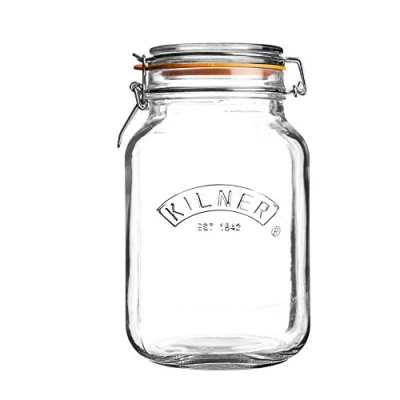 Image of Kilner Clip Top Jar Square 2.0 Litre