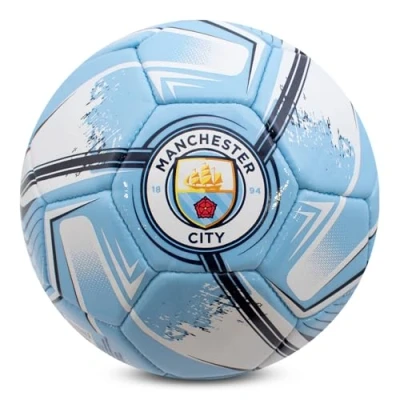 Image of Hy Pro Officially Licensed Manchester City F.C. Football Size 1, Turbine Design, Man Merchandise, Training, Match, Collectible For Kids and Adults