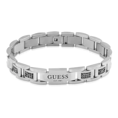 Image of GUESS Bracelet Frontiers JUMB01342JWSTBKT U Brand, one size, Metal, No Gemstone