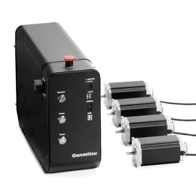 Image of Genmitsu DM542 Driver CNC Control Controller Box with 4PCS Nema 23 112mm Stepper Motors, Upgrade Kit for PROVerXL 4030 V1 Router Milling Engraving Machine