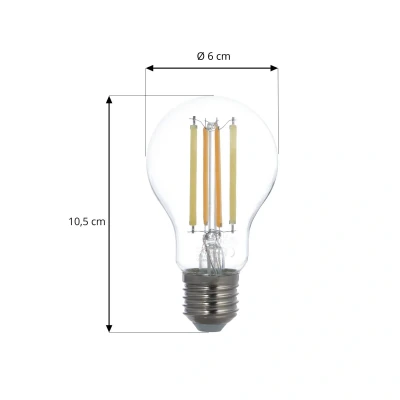 Image of LUUMR Smart LED bulb E27 A60 7W clear ZigBee Hue Tuya