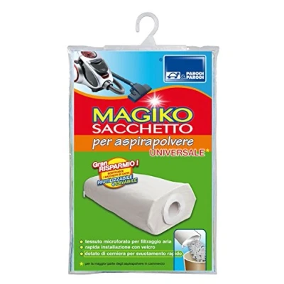 Image of Parodi&amp;Parodi Universal Reusable Vacuum Cleaner Bag, Polypropylene, White, 13x24x1 cm