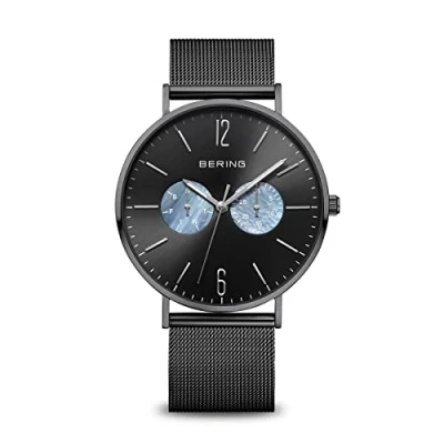 Image of BERING Unisex Analog Quartz Classic Collection Watch with stainless steel Strap and Sapphire Crystal 14240 123