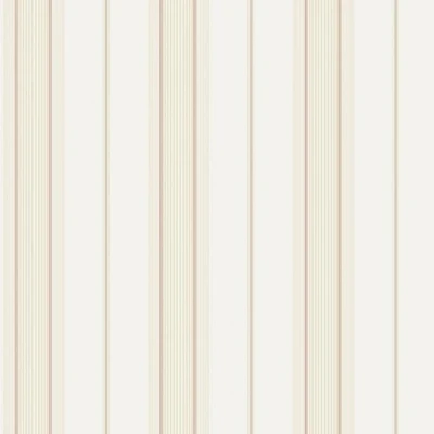 Image of Galerie Smart Stripes 3 Cream/Red Slim Stripe Wallpaper Roll