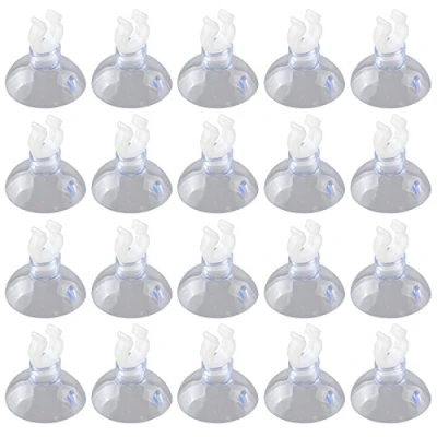 Image of HALJIA 20PCS 10MM Aquarium Fish Tank Suction Cups Airline Hose Pump Air Line Tubing Holder