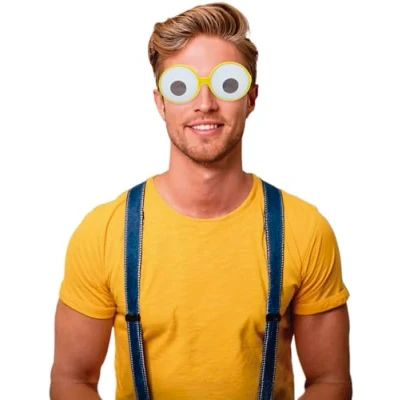 Image of FIESTAS GUIRCA Marge Simpson Large Eye Glasses Fun Costume Accessory for Parties, Cosplay &amp; Halloween Lightweight, Durable Comfortable Stand Out with Iconic Look