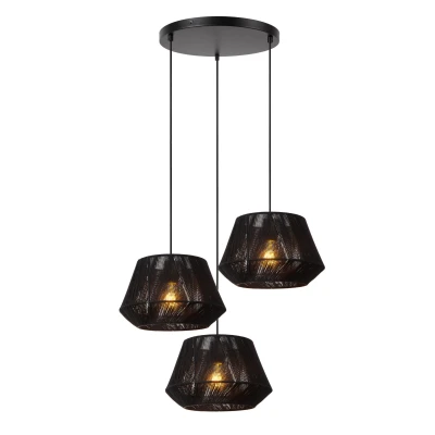 Image of Jessica Pendant light Ø35.5cm 3xE27 Black