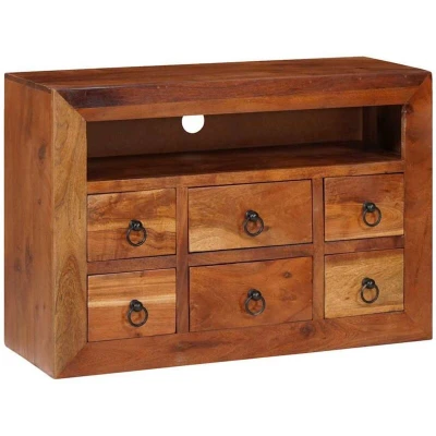 Image of vidaXL Buffets &amp; Sideboards Brown Solid acacia wood