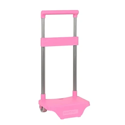 Image of Safta Trolley for school backpacks, foldable, light, resistant with extractable grip handle and wheels