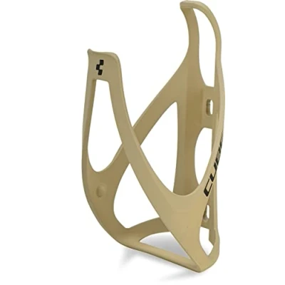 Image of Cube HPP Bottle Cage Matt Sand/Black/Bicycle Cycling Cycle Bike Riding Ride Mountain MTB Road Bidon Vessel Flask Holder Mount Bracket Lightweight Plastic Water Hydration Part Accessories