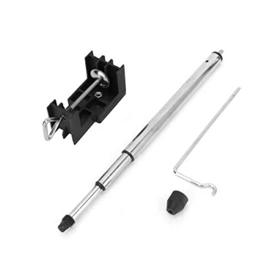 Image of Rotary Grinder Flex Shaft Hanger, Tool Hold Hanger Stand Clamp Mini Drill Holder Accessories (Silver)