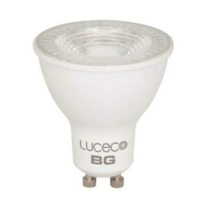 Image of Luceco LED GU10 5W 500lm Dimmable Spotlight Bulb Pack of 10 (Neutral White, 2)