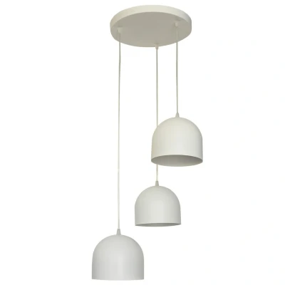 Image of Madison Cluster Pendant Ceiling Light White 35cm