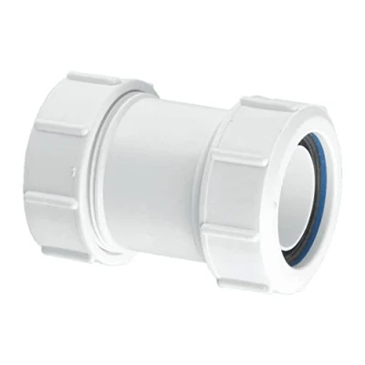 Image of McAlpine T28M 11/2 inch Multifit Straight Connector, White