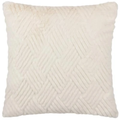 Image of Paoletti Sonnet Cut Faux Fur Feather Filled Cushion