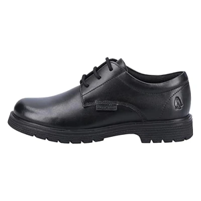Image of Hush Puppies Girls Polly Junior School Uniform Shoe, Black, 2 UK Child