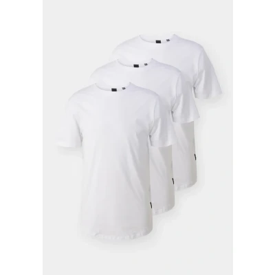 Image of Only &amp; Sons Onsmatt Longy TEE 3 PACK Basic Tshirt, Men&#039;s, Size: XXL, White