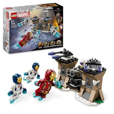 Image of LEGO Marvel Iron Man &amp; Legion vs. Hydra Soldier Building Toy for 6 Plus Year Old Boys Girls, Avengers Adventure Set Creative Kids and Super Hero Fans, Birthday Gift Idea 76288