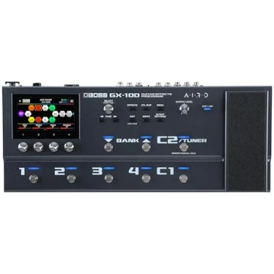 Image of BOSS GX 100 guitar Effects Processor for and bass,Black