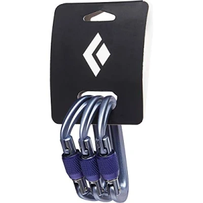 Image of Black Diamond Liteforge Screwgate 3 Pack Carabiner