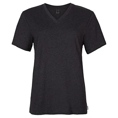 Image of O&#039;Neill Women&#039;s Essentials V Neck T Shirt, Black Out, XS