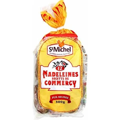Image of Fresh Eggs and Butter madeleines de Commercy x12 Wrapped St Michel 300g