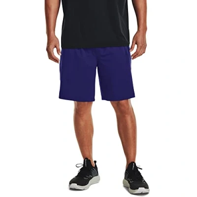 Image of Under Armour Mens Tech Vent Shorts in Blue Size Small
