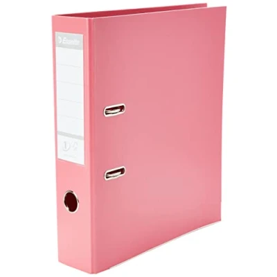 Image of Esselte, Solea, A4, Lever Arch File, 75 mm Spine, 500 sheets Capacity, PP, Plastic Cover, File Folder, 231037, Solea Red