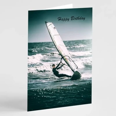 Image of Beebooh cards Windsurfing birthday card