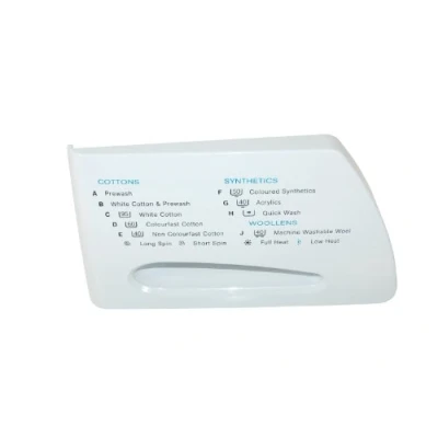 Image of Hotpoint Washing Machine Handle Drawer White. Genuine Part Number C00200469