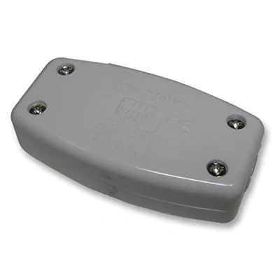 Image of Pro Elec 13A In Line Connector Box, 3 Terminal White