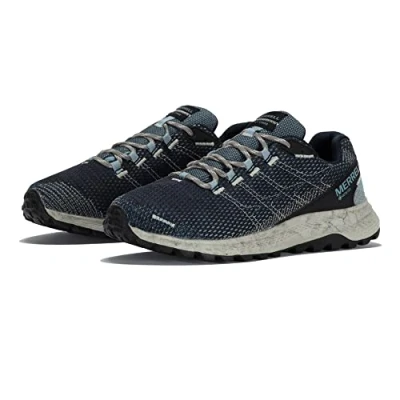 Image of Merrell Fly Strike GTX Womens Walking Shoes &amp; Trainers Navy 4.5 UK