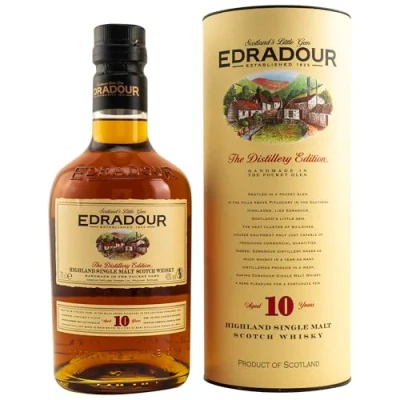 Image of Edradour 10 Year Old Single Malt Scotch Whisky, 70cl