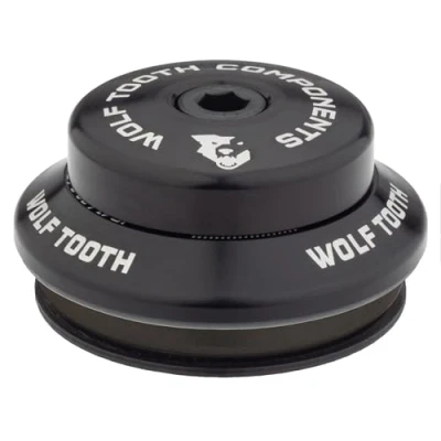 Image of Wolf Tooth Performance IS41/28.6 Upper Headset 7mm Stack Black Lightweight Aluminium Stainless Steel Bearings Wide Colour Range