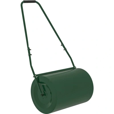 Image of Outsunny 63L Lawn Roller Large Heavy Duty Metal Sand or Water Filled 845 021V01DG