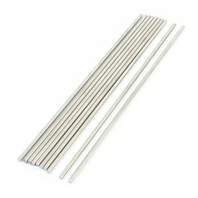 Image of Sourcingmap 10Pcs Stainless Steel Car Models Electric Model Axle Rod 120mmx2mm