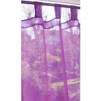Image of Just Contempo Tab Top Voile Panel, Lavender Purple, 58x72 inches