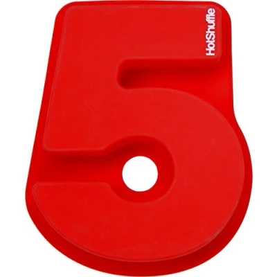 Image of HotShuffle 13 Inch (33cm) XL Silicone Number Cake Tin Mould Baking Birthday Anniversary (Number 5)