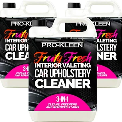 Image of Pro Kleen Interior Valeting Car Upholstery Carpet Cleaner Shampoo Removes Dirt, Grime and Stains Fruity Fresh Fragrance (15 Litres)