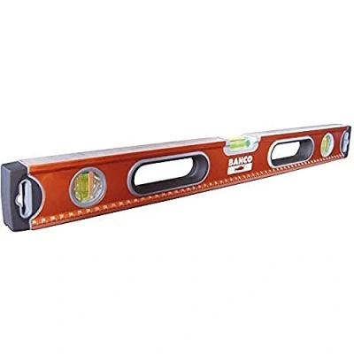Image of Bahco 466 1000 M Magnetic Spirit Level with 3 Vials ±0.5 mm/m, Orange/Silver/Grey