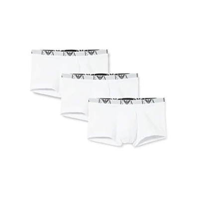 Image of Emporio Armani CC715 PACK DE 3 men&#039;s Boxer shorts in White