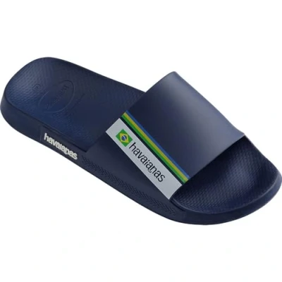 Image of Havaianas Slide Brasil Navy Blue 29/30
