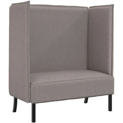 Image of vidaXL Highback Sofa Taupe 109x56x121 cm Fabric