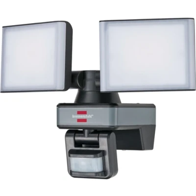 Image of Brennenstuhl Connect WIFI LED Duo Floodlight With Motion Sensor WFD 3050 P / Security Light 30W Controllable Via Free App