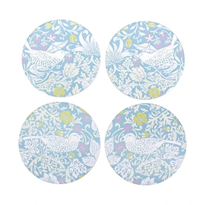 Image of William Morris Coasters Set of 4 Strawberry Thief