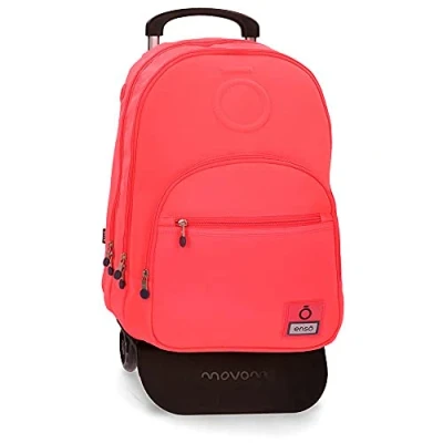 Image of Enso Basic Double compartment Backpack with trolley Orange 32x46x17 cms Polyester 25.02L