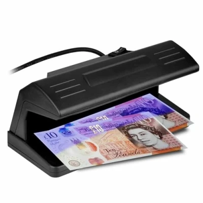 Image of Counterfeit UV Fake Money Detector Bank Note Card Checker Authenticity Check