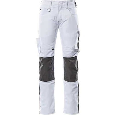 Image of Mascot 12679 442 0618 82C48 Size L82cm/C48 &quot;Mannheim&quot; Trousers White/Dark Anthracite