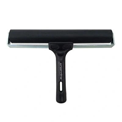 Image of Artway Rubber Inking/Lino Brayer Roller 20cm Black Ideal for Printmaking/Lino Printing